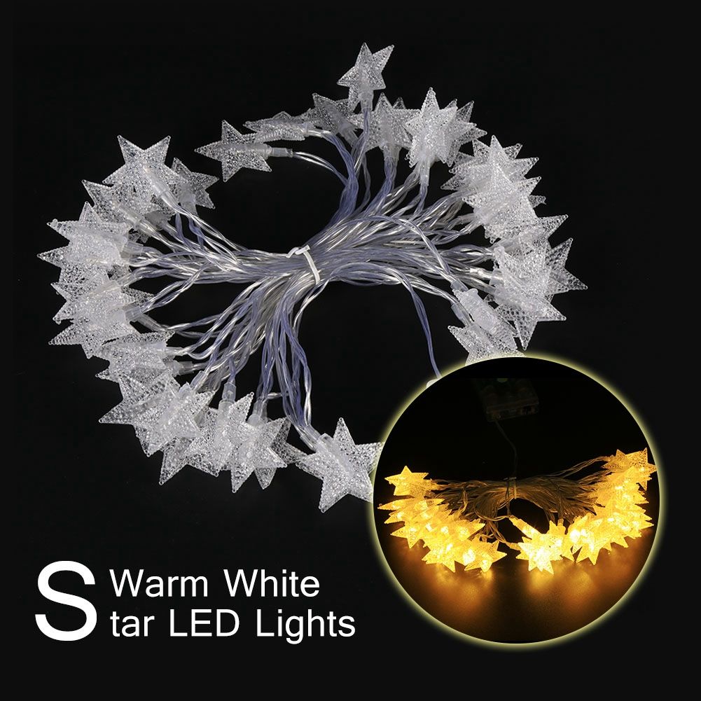 Battery Operated Led String Lights Ejoyous 6m 19ft 40 star Shape LED Lights view 3