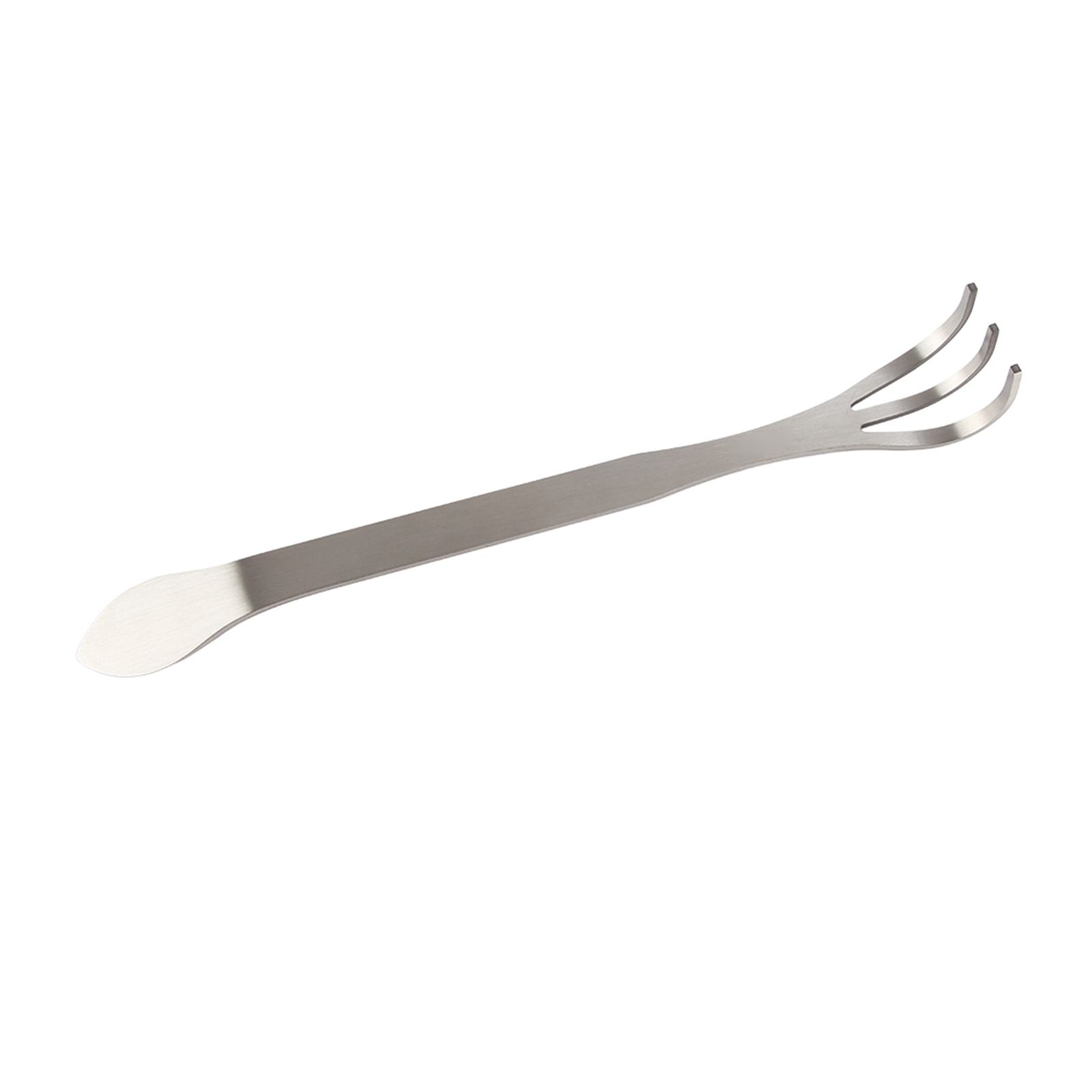 24CM Stainless Steel 3 Tines Plants Pot Rake Gardening Cultivator Soil Farming view 3