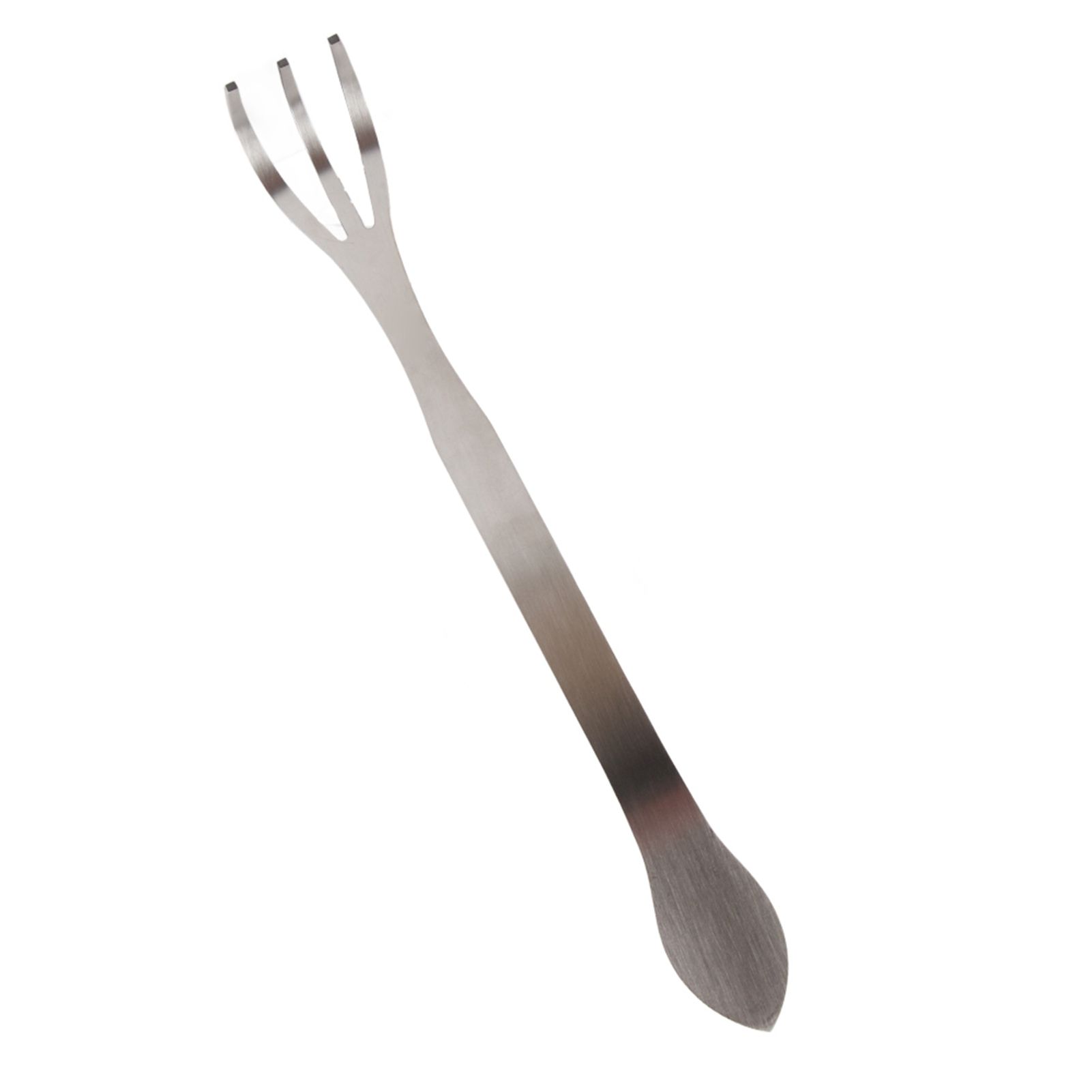 24CM Stainless Steel 3 Tines Plants Pot Rake Gardening Cultivator Soil Farming view 4