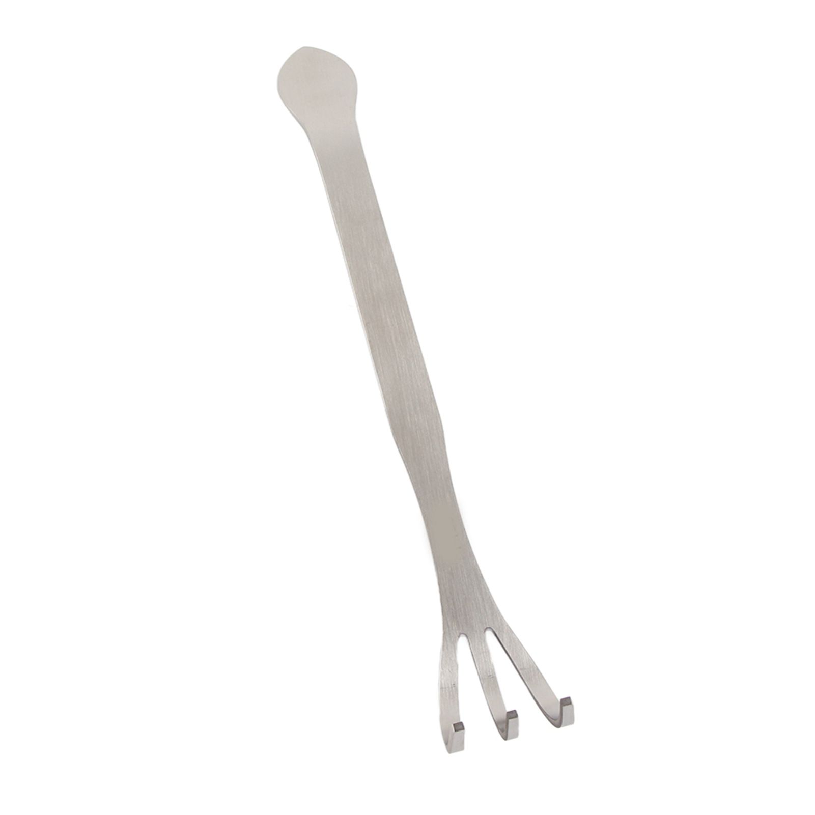 24CM Stainless Steel 3 Tines Plants Pot Rake Gardening Cultivator Soil Farming view 7