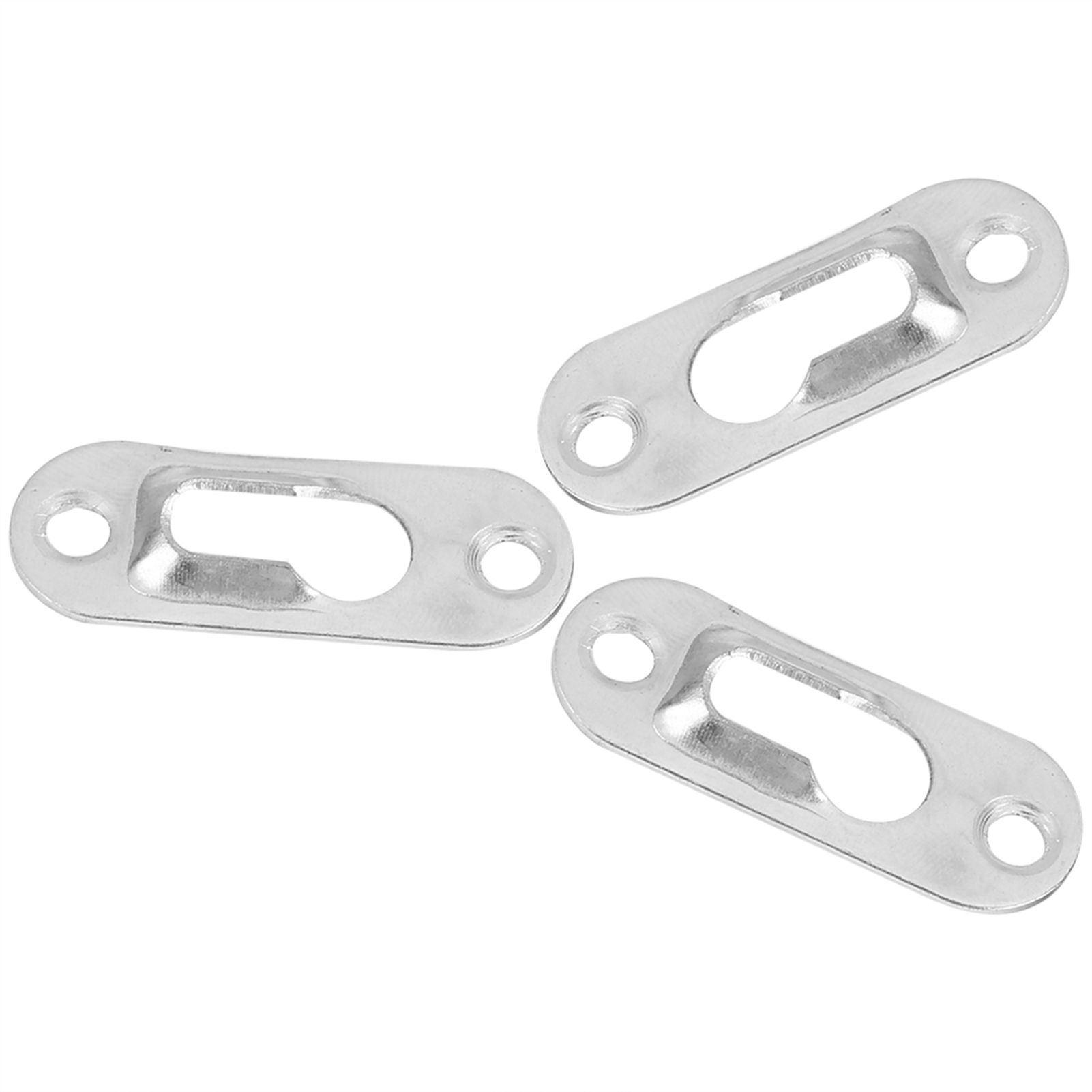 40 Pcs Silver Tone Metal Keyhole Hanger Fasteners for Picture Frames Hang Wall view 4