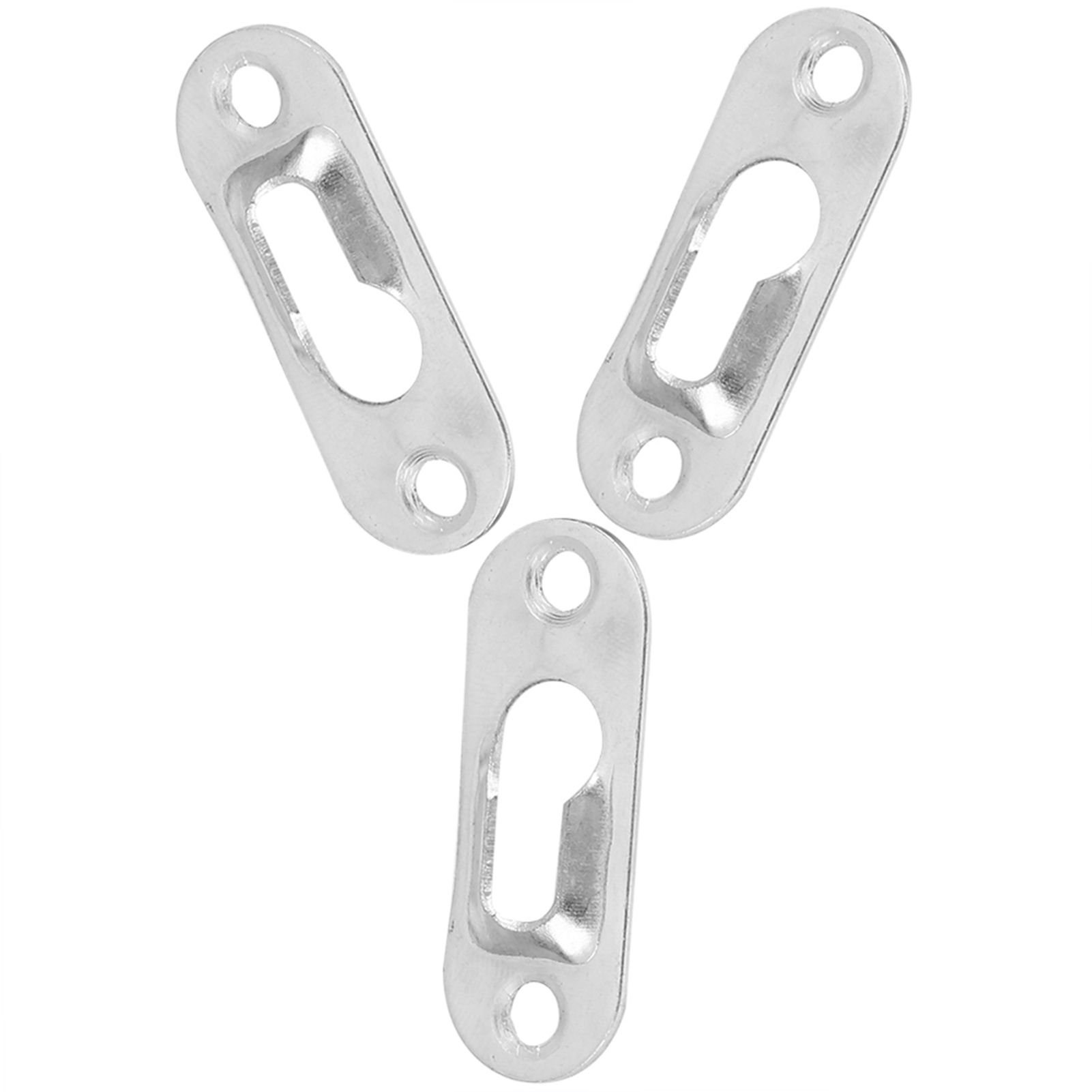 40 Pcs Silver Tone Metal Keyhole Hanger Fasteners for Picture Frames Hang Wall view 11