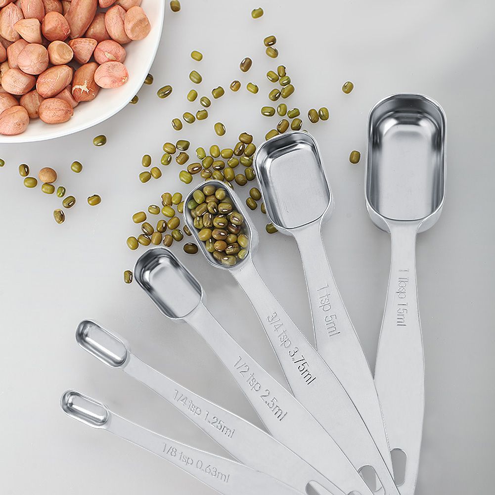 Measuring Cups and Measuring Spoons Set Ejoyous 304 Stainless Steel 13 Pieces view 7