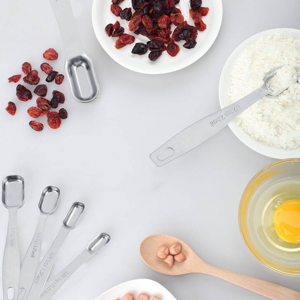 Measuring Cups and Measuring Spoons Set Ejoyous 304 Stainless Steel 13 Pieces view 8