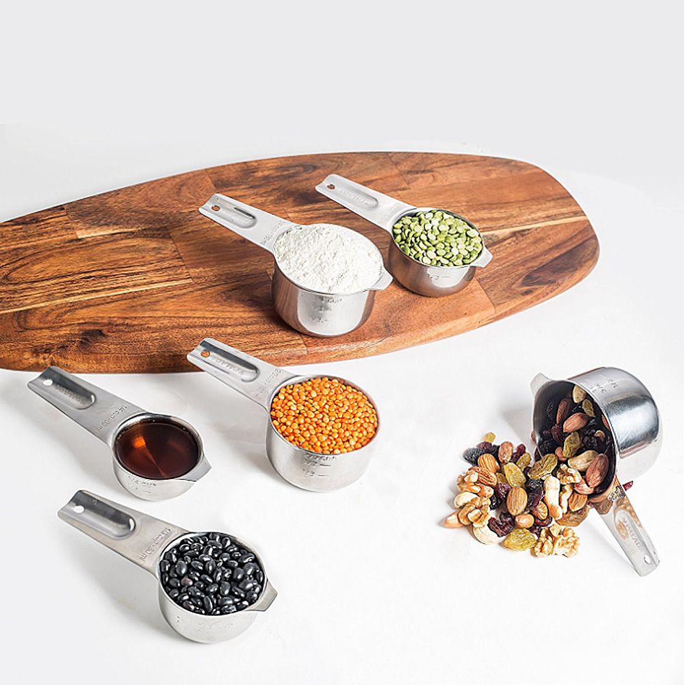 Measuring Cups and Measuring Spoons Set Ejoyous 304 Stainless Steel 13 Pieces view 10