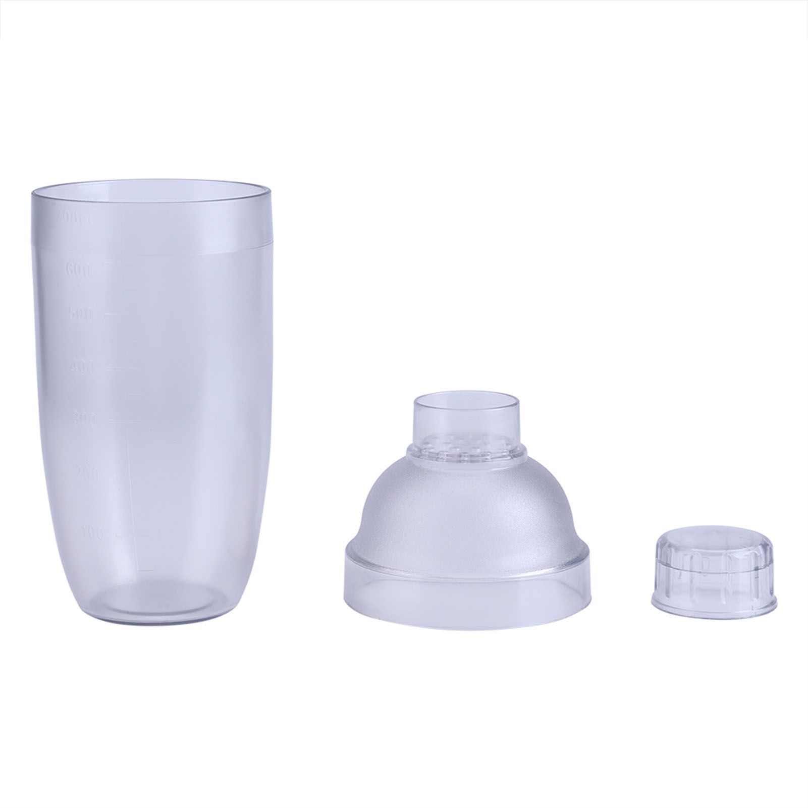 Anti leakage Transparent PC Resin Milk Tea Cocktail Drink Shaker Bar Tool 700cc view 3