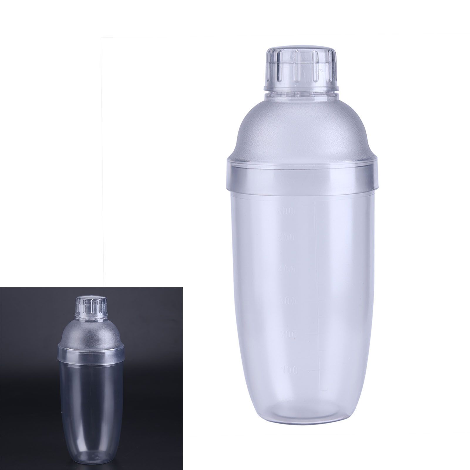 Anti leakage Transparent PC Resin Milk Tea Cocktail Drink Shaker Bar Tool 700cc view 11