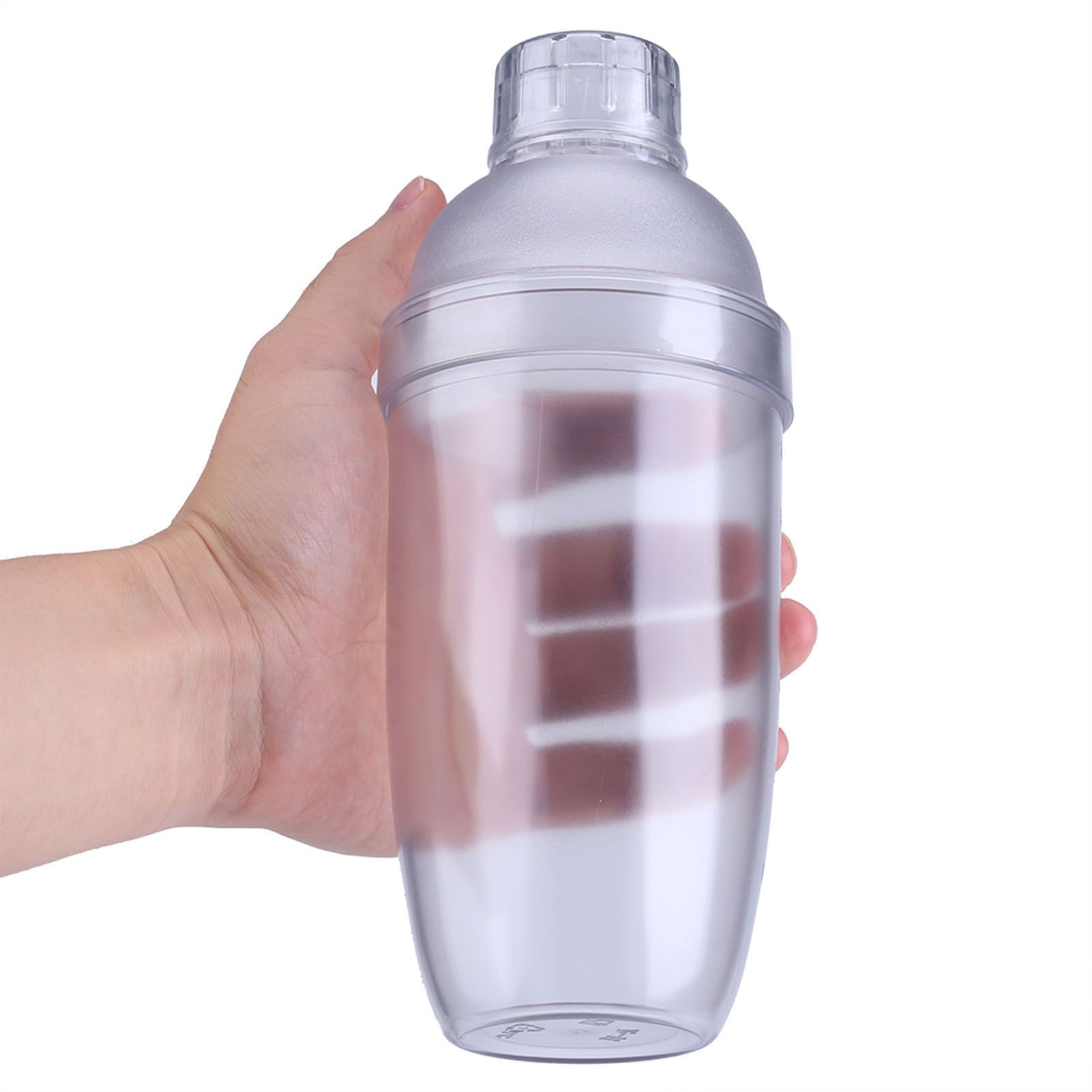 Anti leakage Transparent PC Resin Milk Tea Cocktail Drink Shaker Bar Tool 700cc view 12