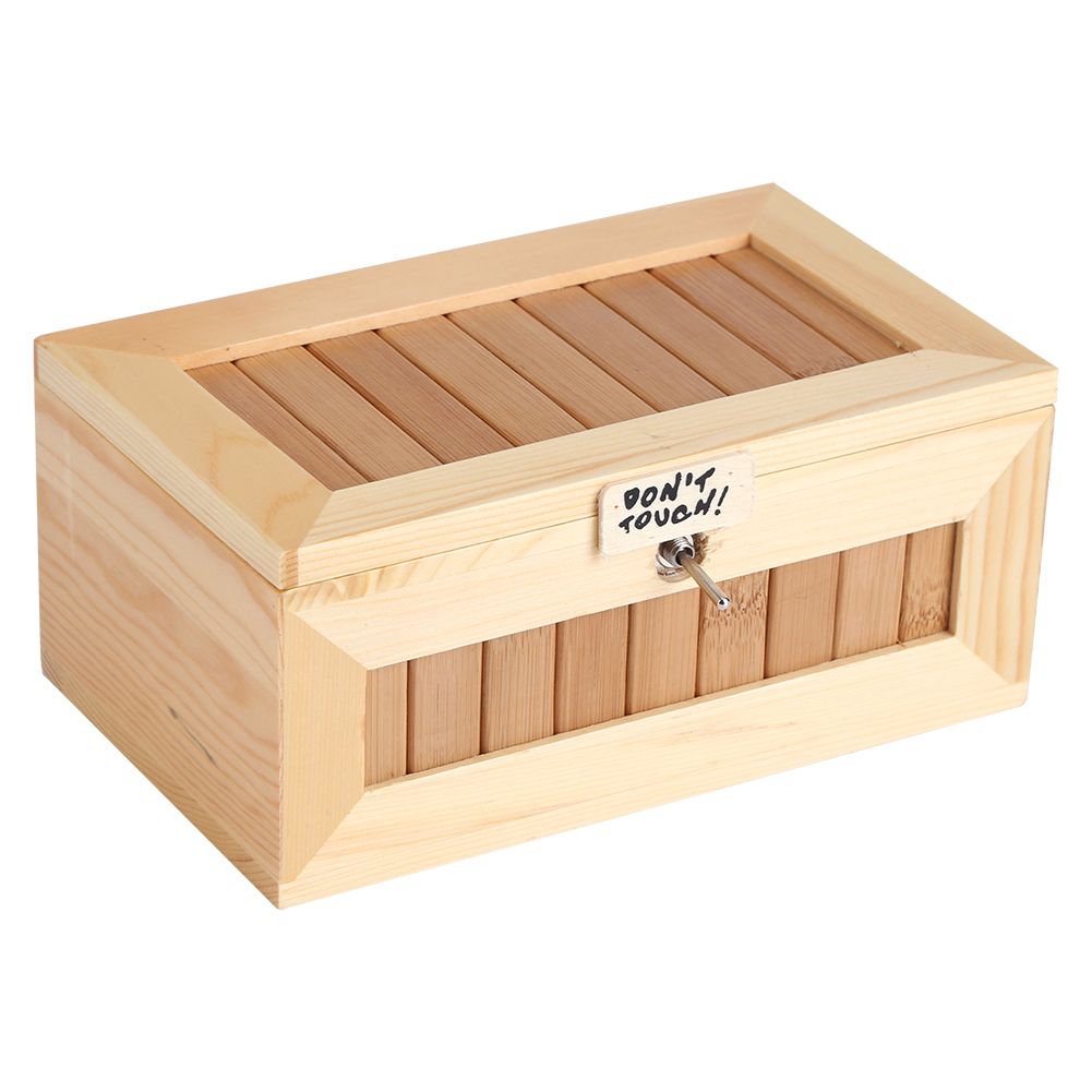 Wooden USB Electronic Box Cute Tiger Funny Interactive Stress Relief Toy Gift view 2