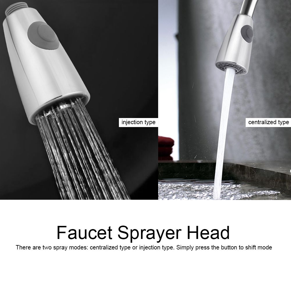 Pull Out Faucet Sprayer Kitchen Bathroom Tap Shower Spray Head Replacement Part view 5