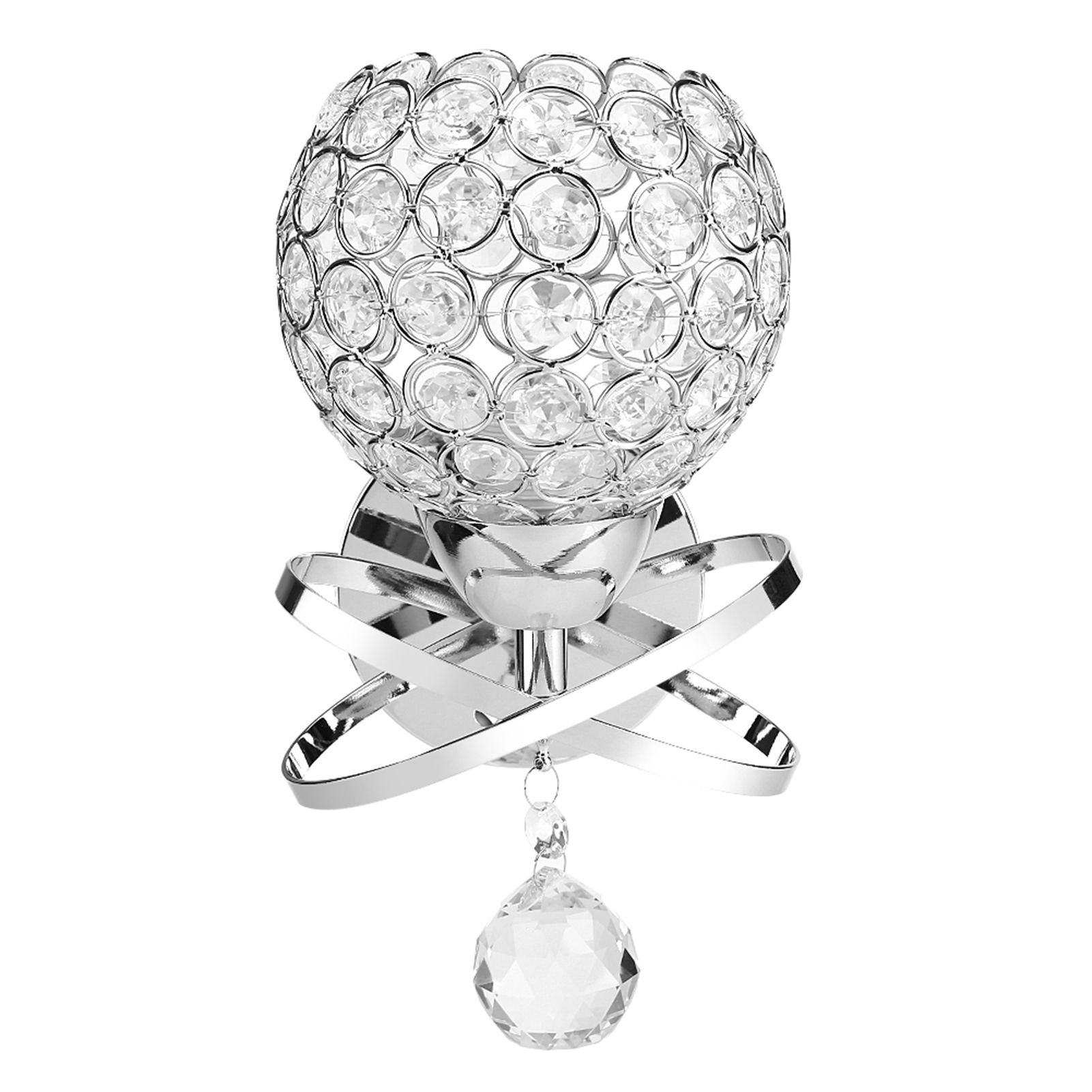 Modern Crystal Wall Lamp Bedside Night Light Bedroom Living Room Hall Lighting view 14