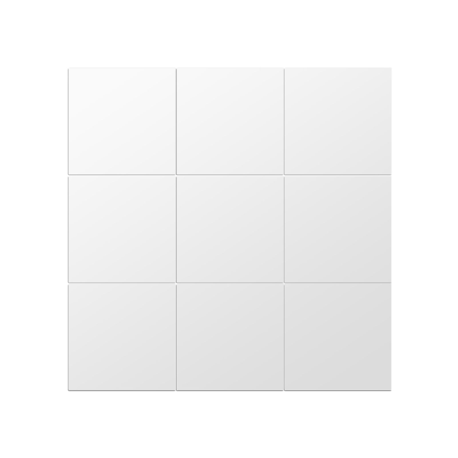 25pcs DIY Square Mirror Wall Stickers 15cm Self adhesive Tiles 3D Mirror Decor — image 1