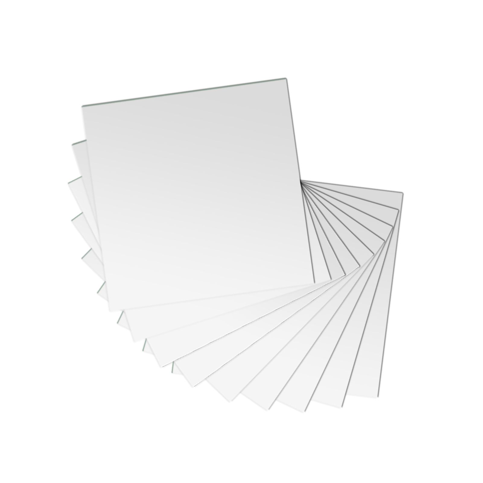 25pcs DIY Square Mirror Wall Stickers 15cm Self adhesive Tiles 3D Mirror Decor view 3