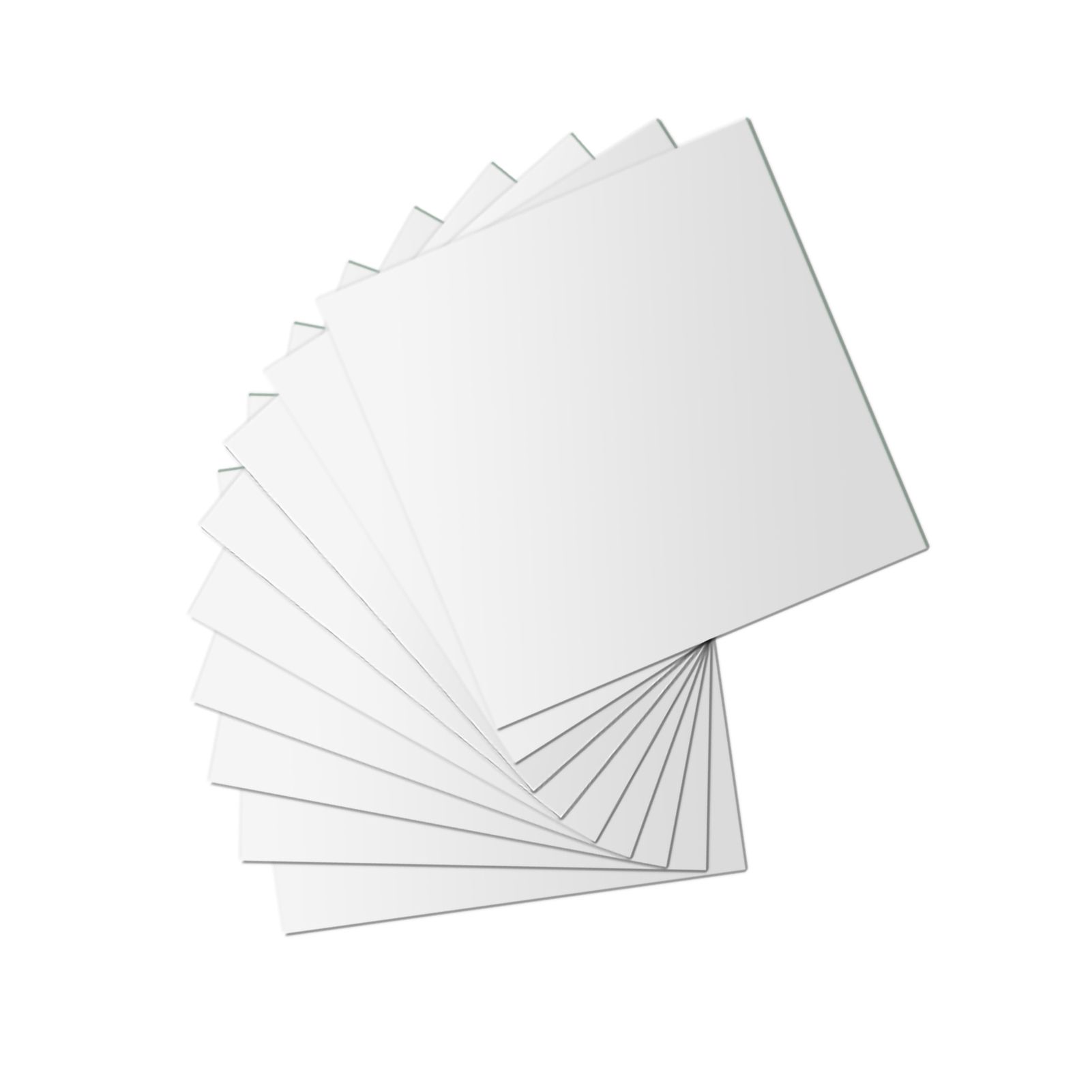 25pcs DIY Square Mirror Wall Stickers 15cm Self adhesive Tiles 3D Mirror Decor view 4