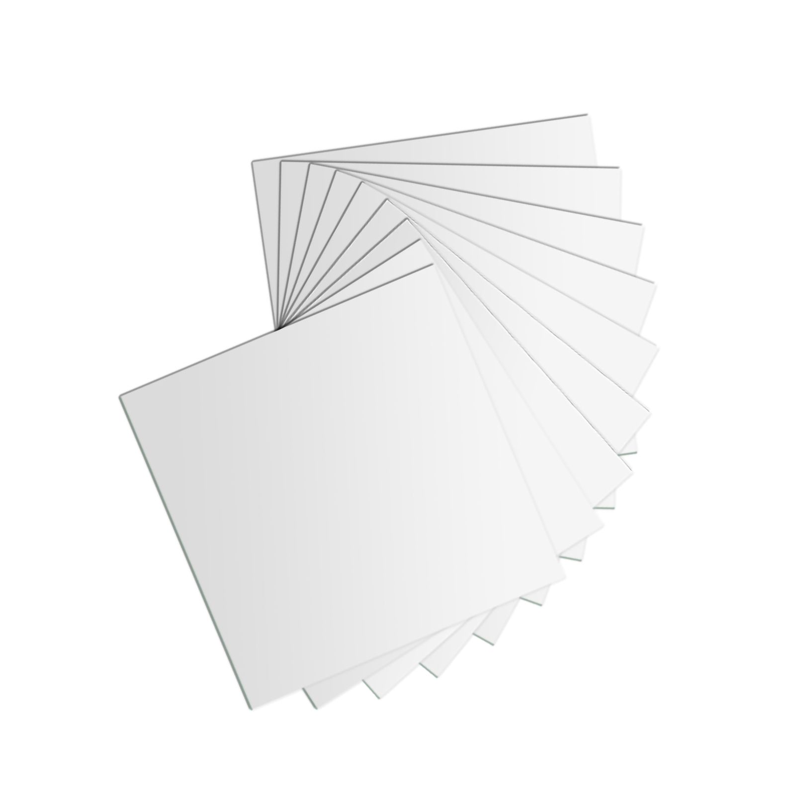 25pcs DIY Square Mirror Wall Stickers 15cm Self adhesive Tiles 3D Mirror Decor view 5