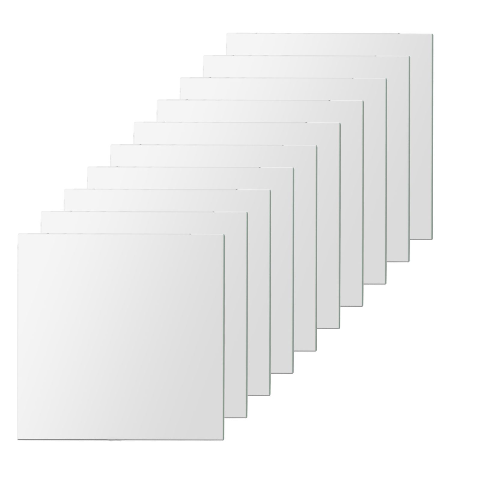 25pcs DIY Square Mirror Wall Stickers 15cm Self adhesive Tiles 3D Mirror Decor view 8