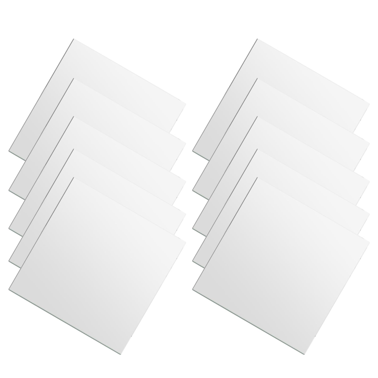 25pcs DIY Square Mirror Wall Stickers 15cm Self adhesive Tiles 3D Mirror Decor view 12