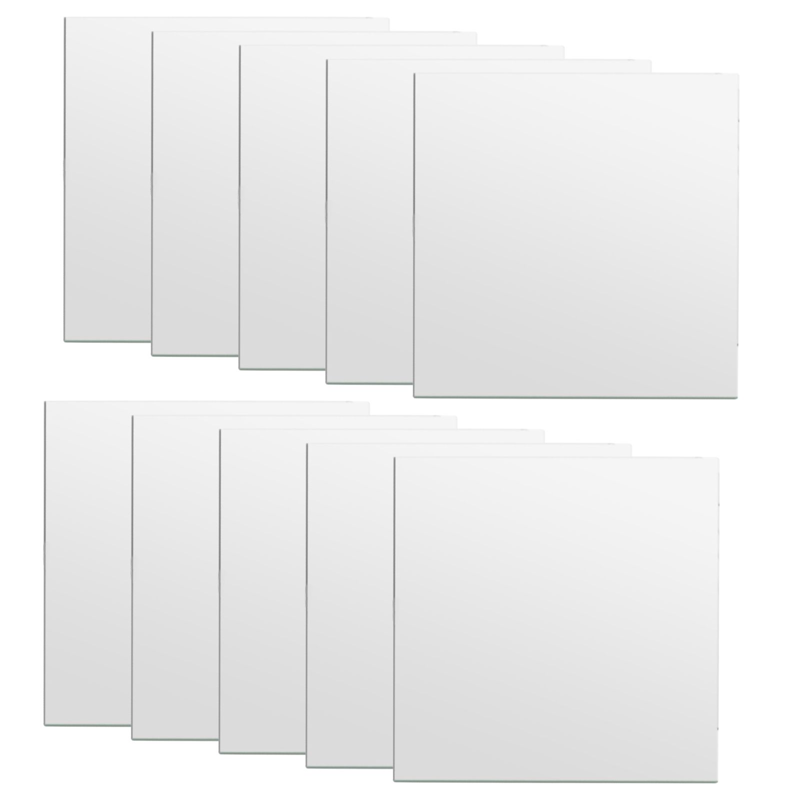 25pcs DIY Square Mirror Wall Stickers 15cm Self adhesive Tiles 3D Mirror Decor view 14