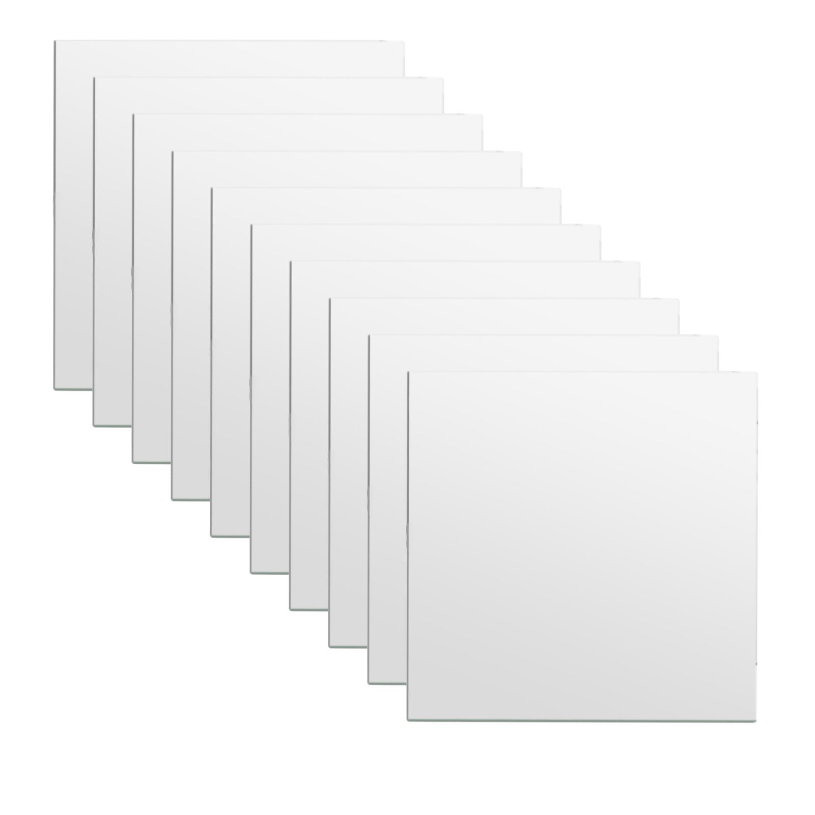 25pcs DIY Square Mirror Wall Stickers 15cm Self adhesive Tiles 3D Mirror Decor view 15