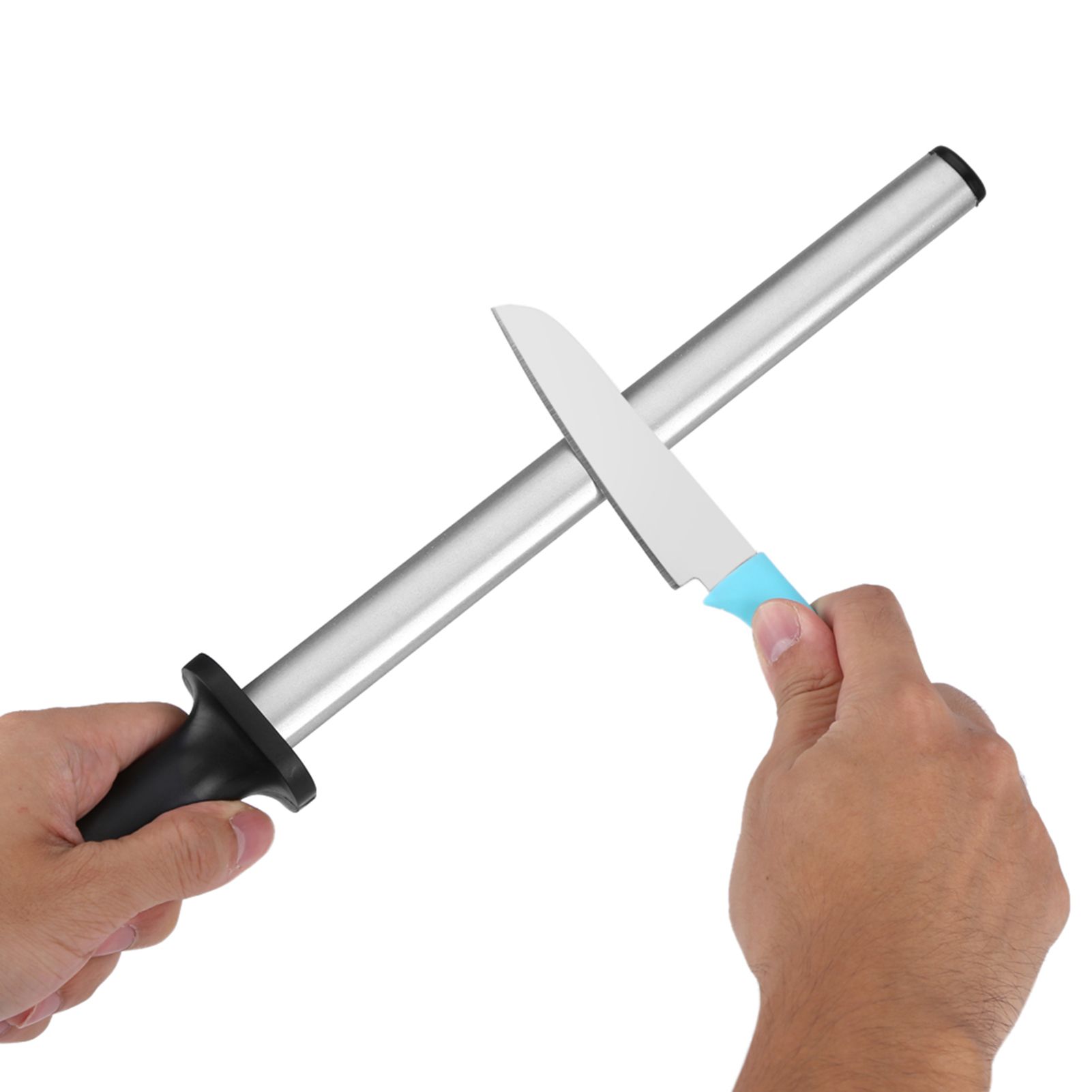 10 Inch Professional Knife Sharpening Steel Rod Home Kitchen Sharpener Stone Tool view 8