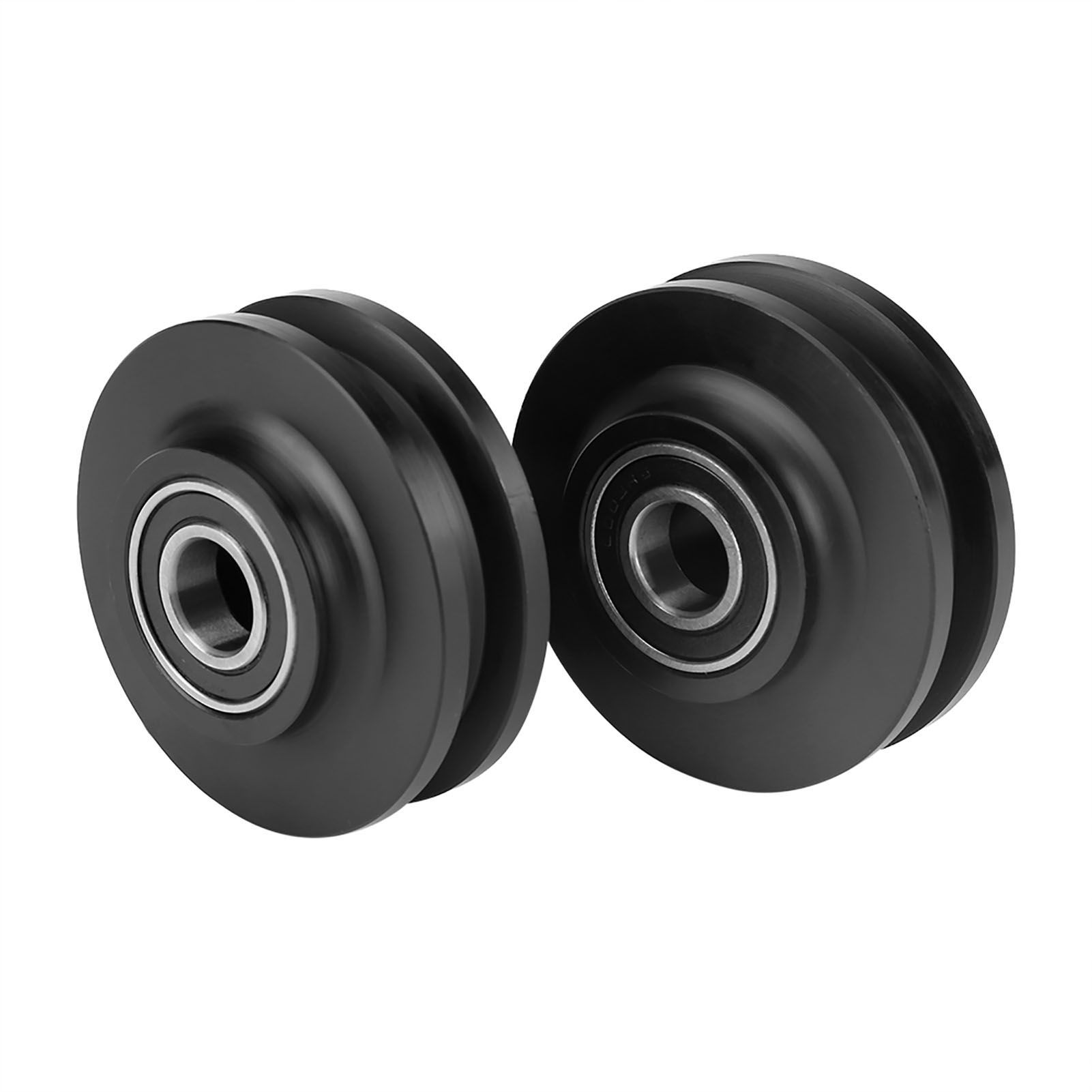 2Pcs Sliding Barn Door Wheel Closet Hardware Roller Cabinet Window Pulley Home Use view 8