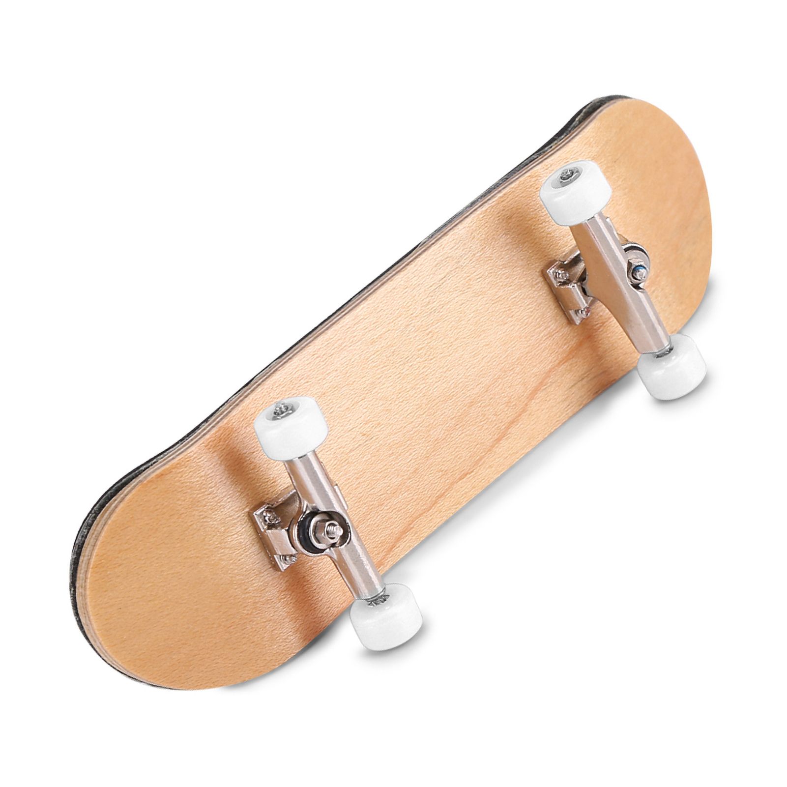 1Pc Maple Wooden Alloy Fingerboard Finger Skateboards With Box Reduce Pressure view 9
