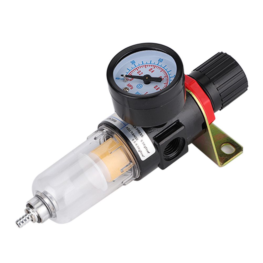 1/4" Air Compressor Filter Regulator Water Pressure Moisture Trap Separator view 2