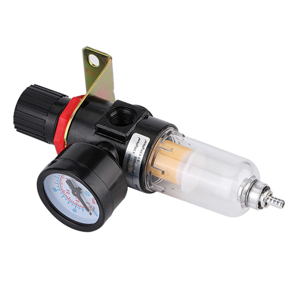1/4" Air Compressor Filter Regulator Water Pressure Moisture Trap Separator view 6