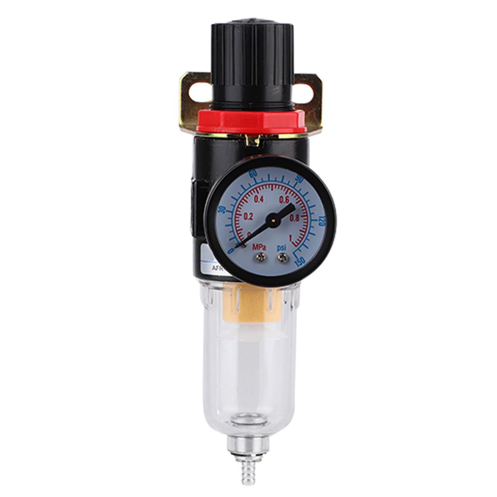 1/4" Air Compressor Filter Regulator Water Pressure Moisture Trap Separator view 9