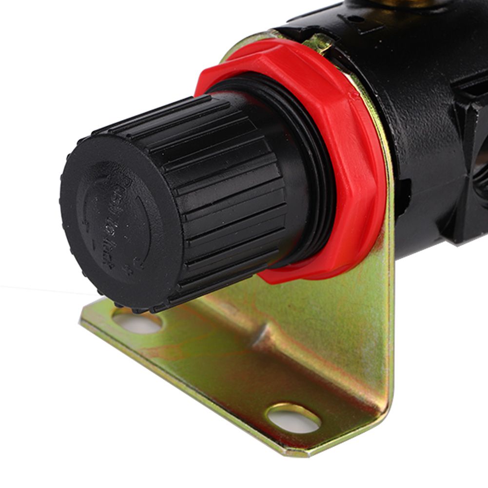 1/4" Air Compressor Filter Regulator Water Pressure Moisture Trap Separator view 11