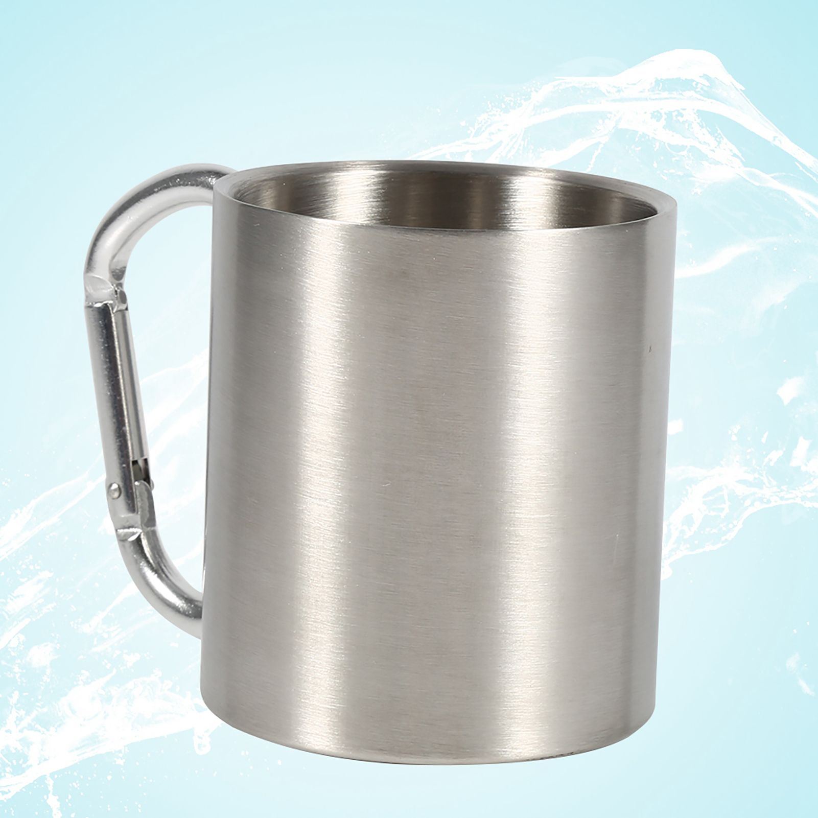Stainless Steel Portable Mug Travel Camping Hiking Outdoor Sports Water Cups view 12