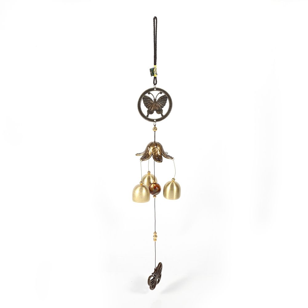 Metal Butterfly Decor Windchime Church Bells Wind Chimes Door Window Hanging view 2