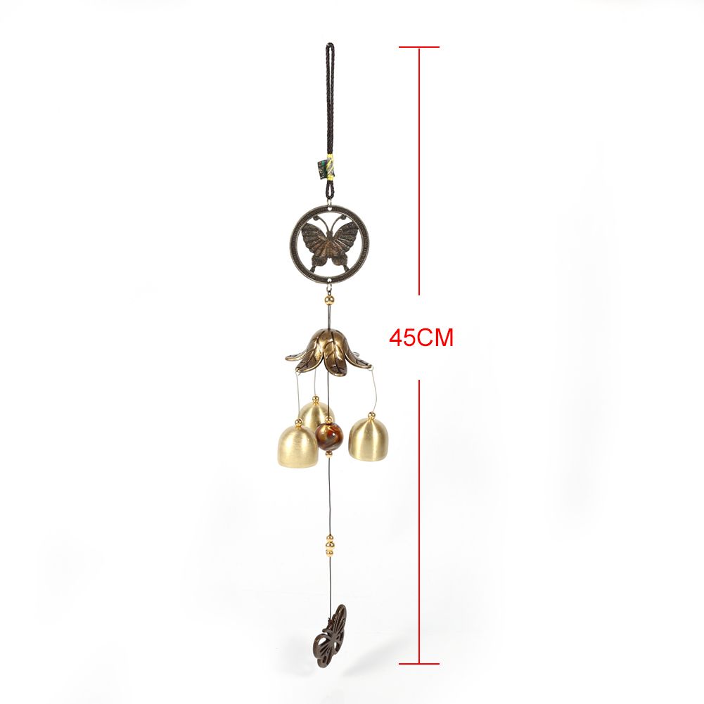 Metal Butterfly Decor Windchime Church Bells Wind Chimes Door Window Hanging view 9