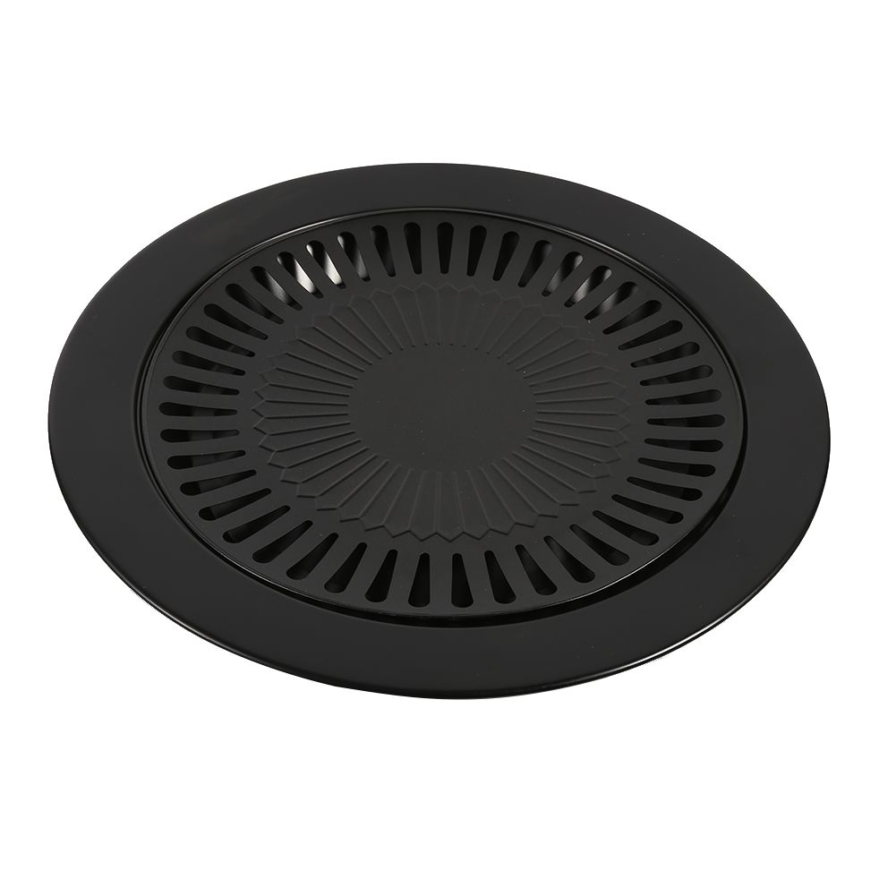 BBQ Grill Rack Barbeque Kitchen Barbecue Pan Indoor Outdoor Nonstick Roasting view 2