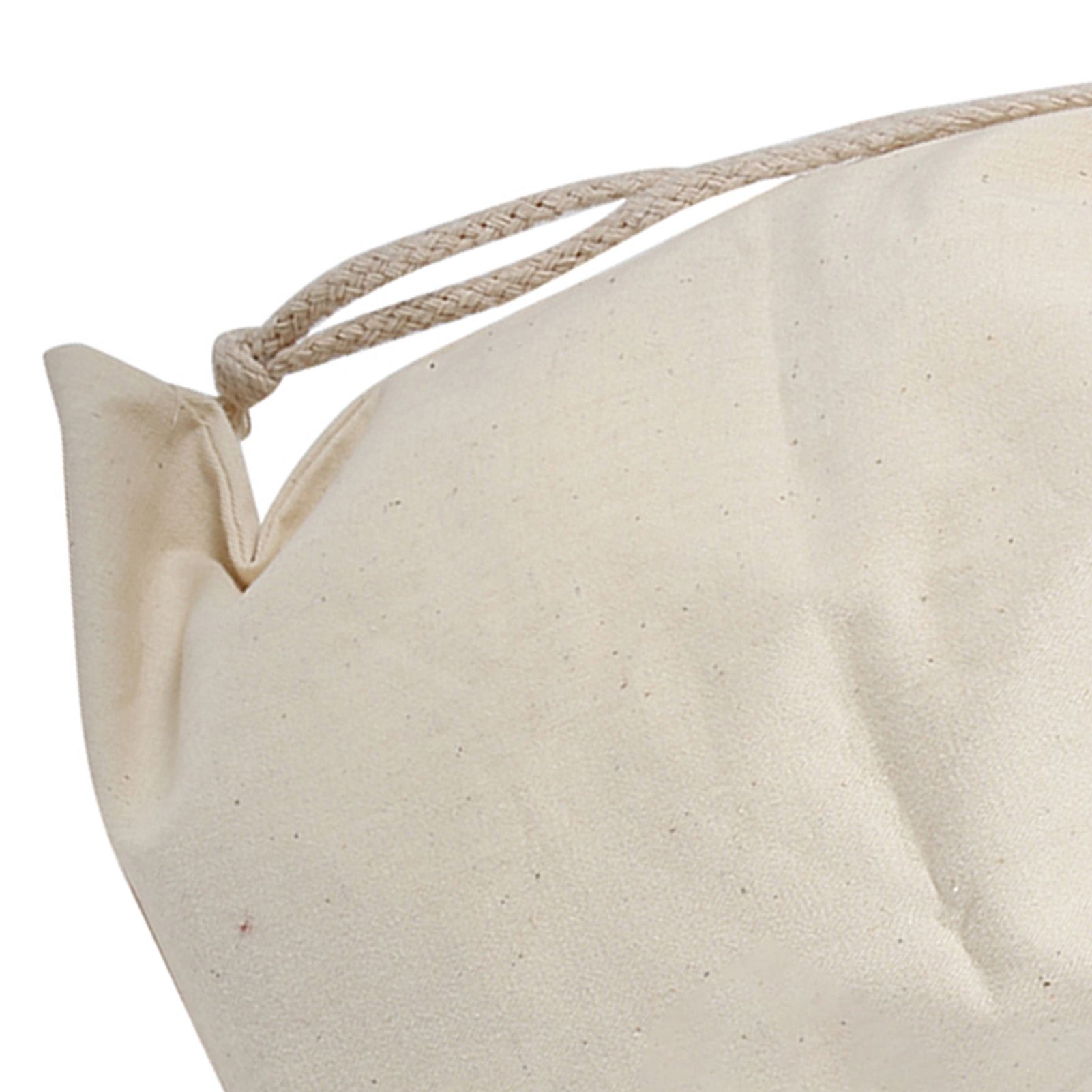 Household Plain Cotton Drawstring Storage Laundry Sack Stuff Bag for Travel view 15