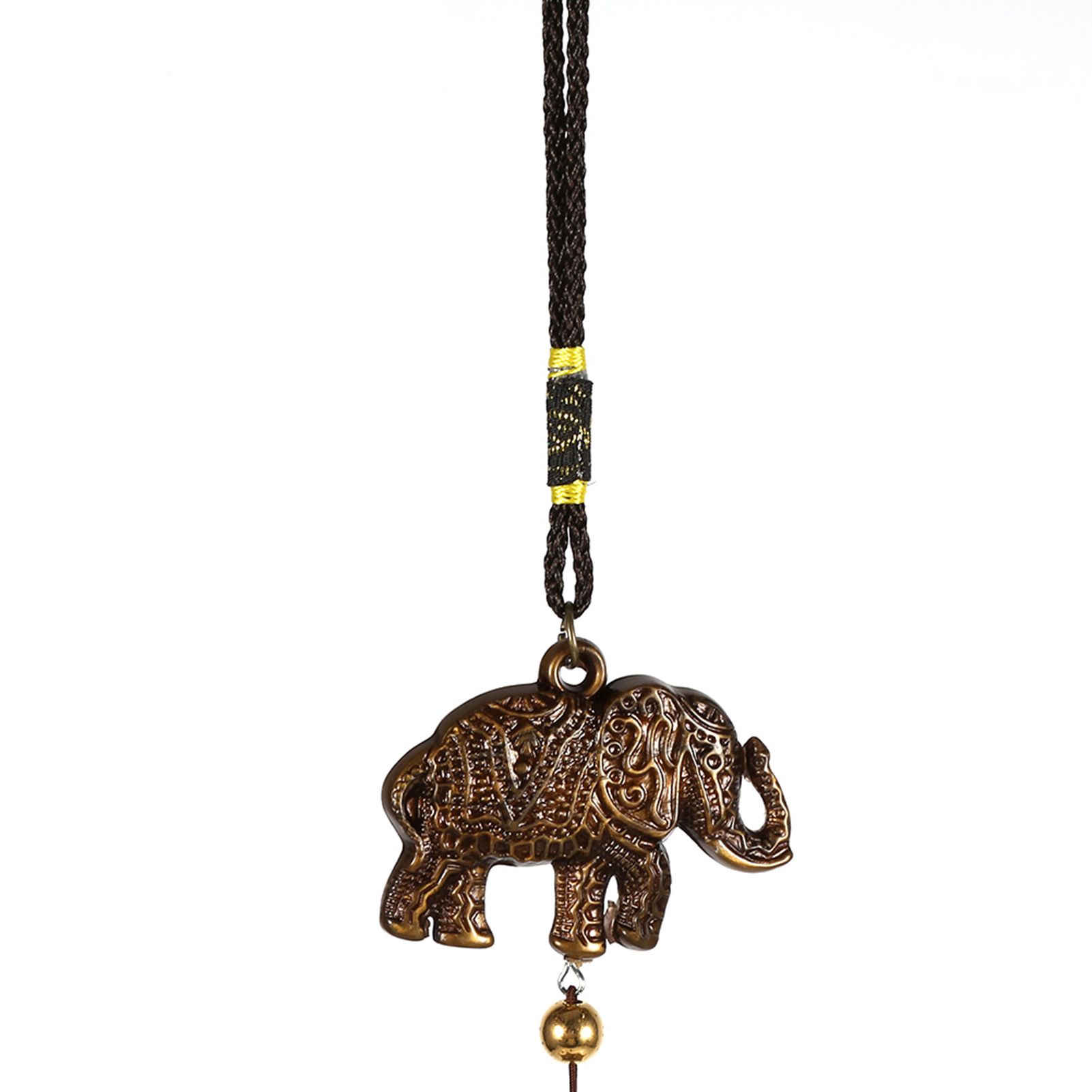 Antique Metal Elephant Windchime Church Bells Wind Chimes Door Hanging Decoration view 12