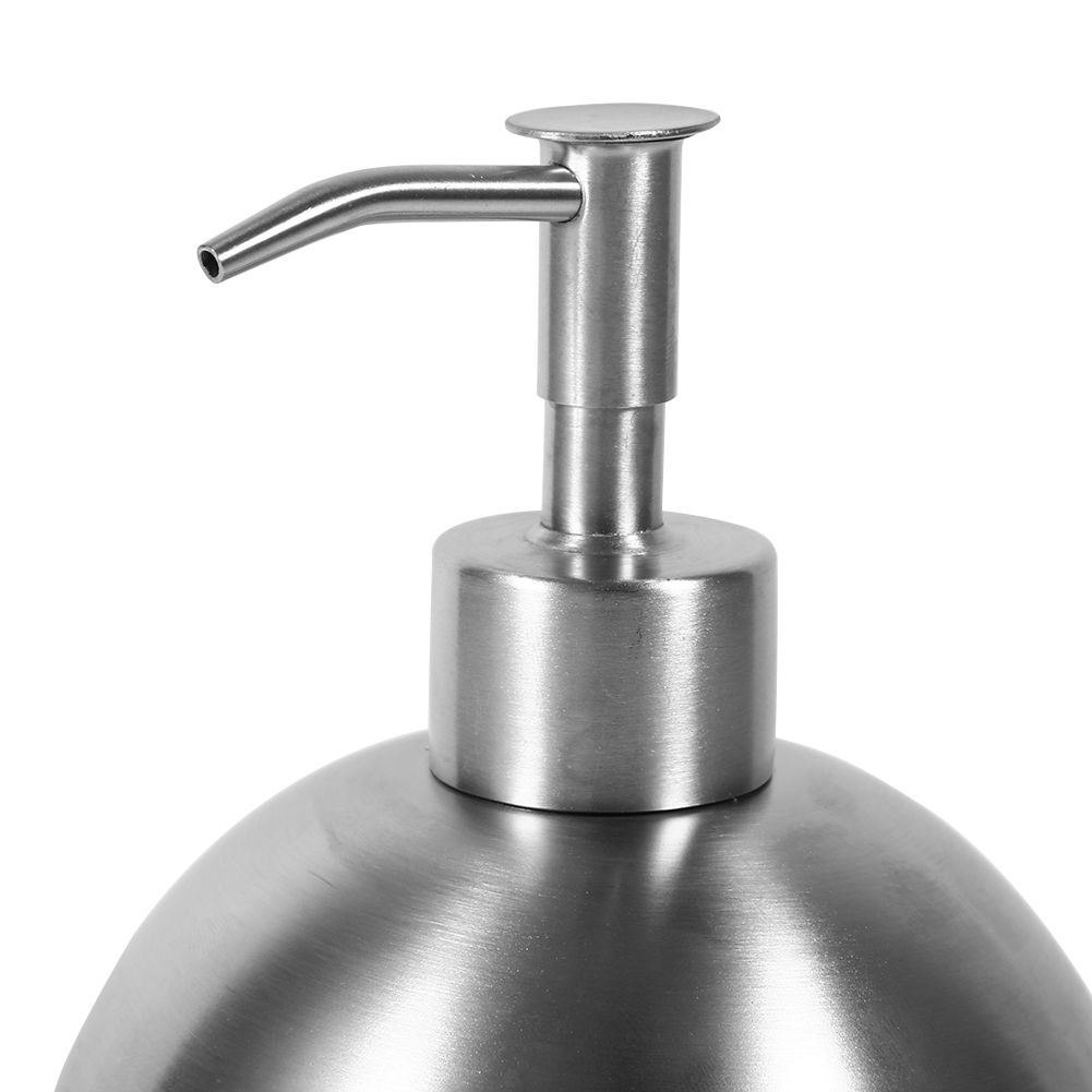 1pc 304 Stainless Steel Ball Shaped Bathroom Shampoo Shower Liquid Pump view 7