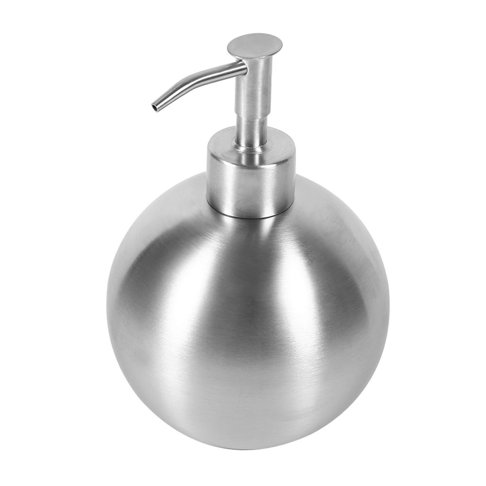 1pc 304 Stainless Steel Ball Shaped Bathroom Shampoo Shower Liquid Pump view 13