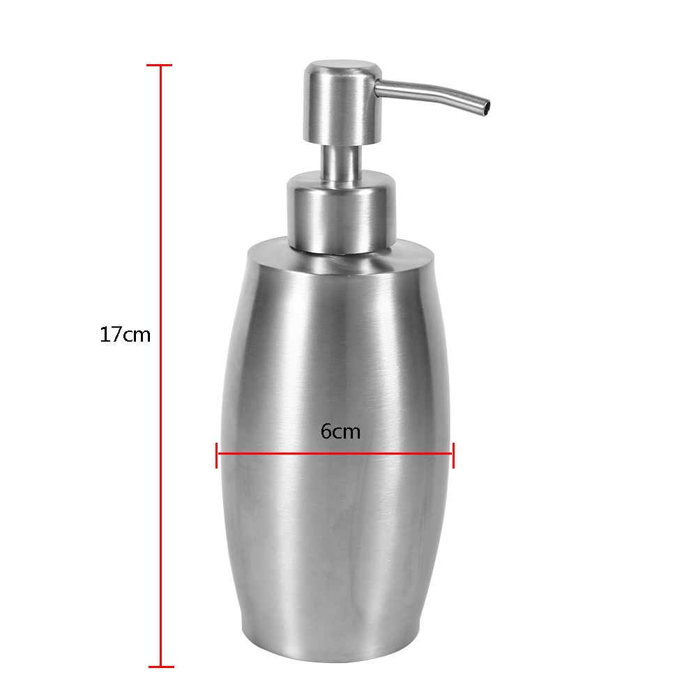 1pc 304 Stainless Steel Bathroom Shampoo Shower Pump Lotion Dispenser Liquid view 8