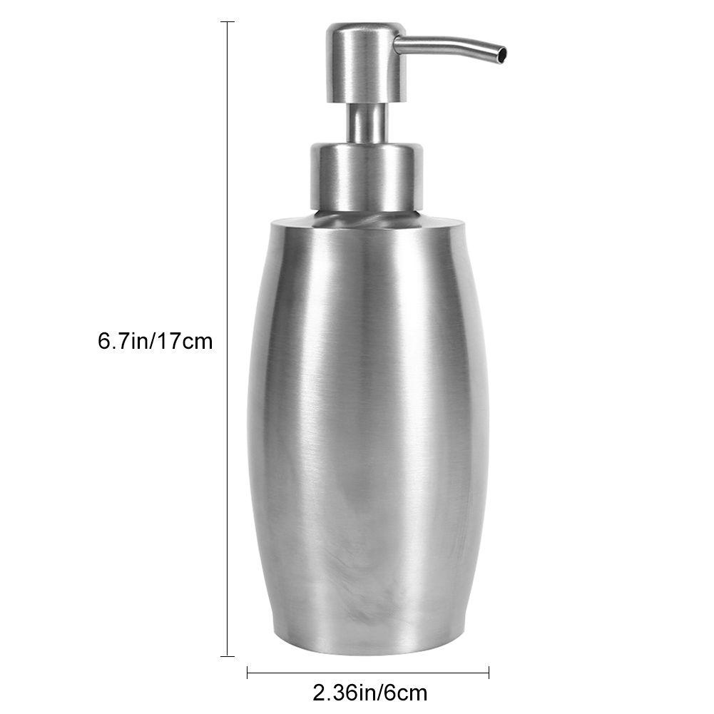 1pc 304 Stainless Steel Bathroom Shampoo Shower Pump Lotion Dispenser Liquid view 13