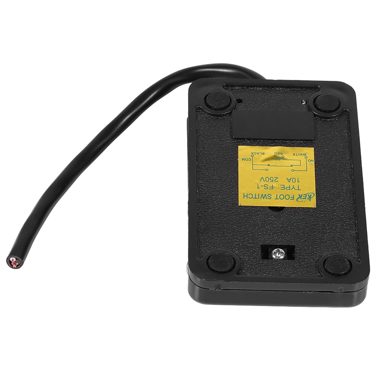 220V / 380V Electrical Power Plastic Foot Pedal Switch On Off Control Black view 6