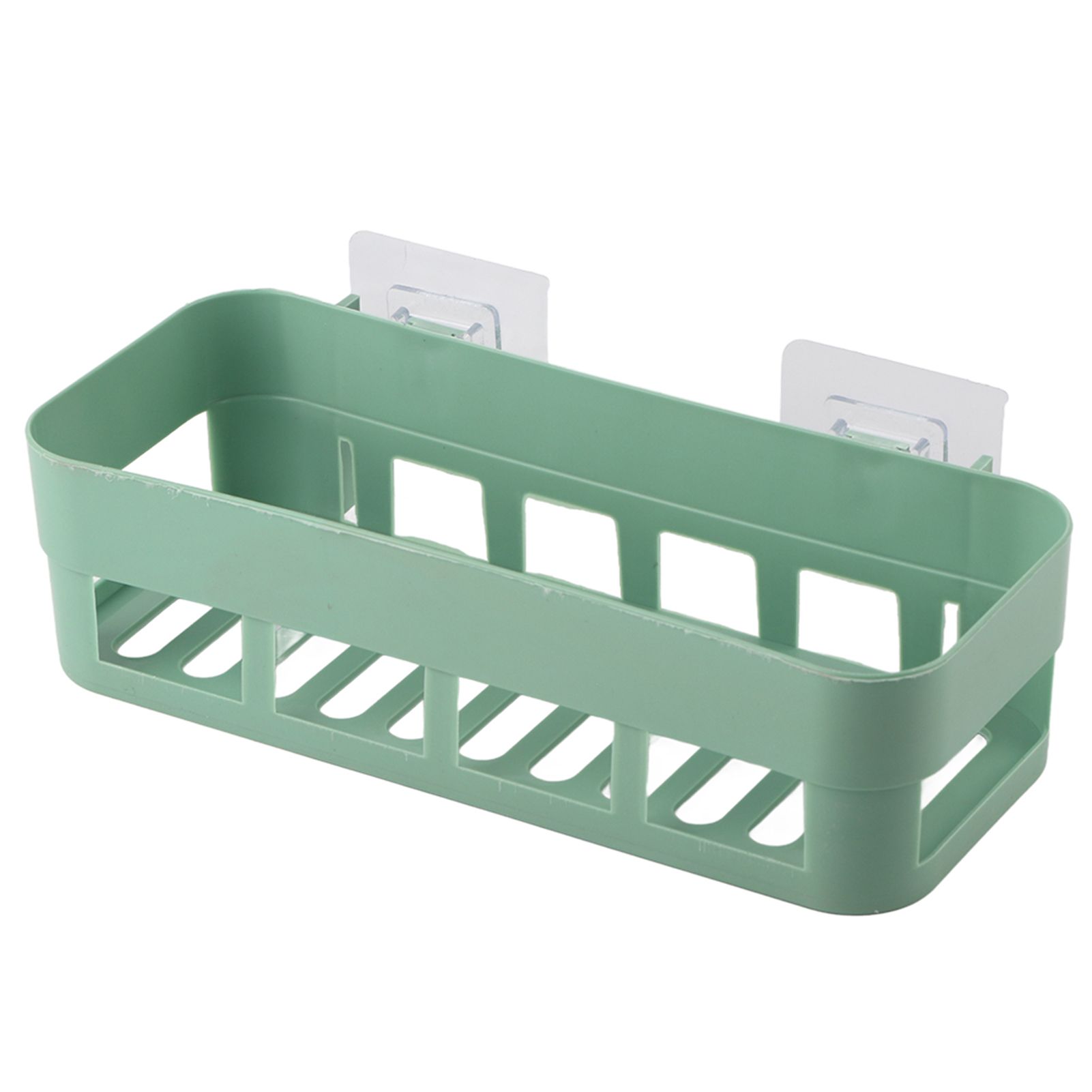 1Pc New Stick Type Bathroom Kitchen Corner Wall Storage Rack Organizer Shower — image 1