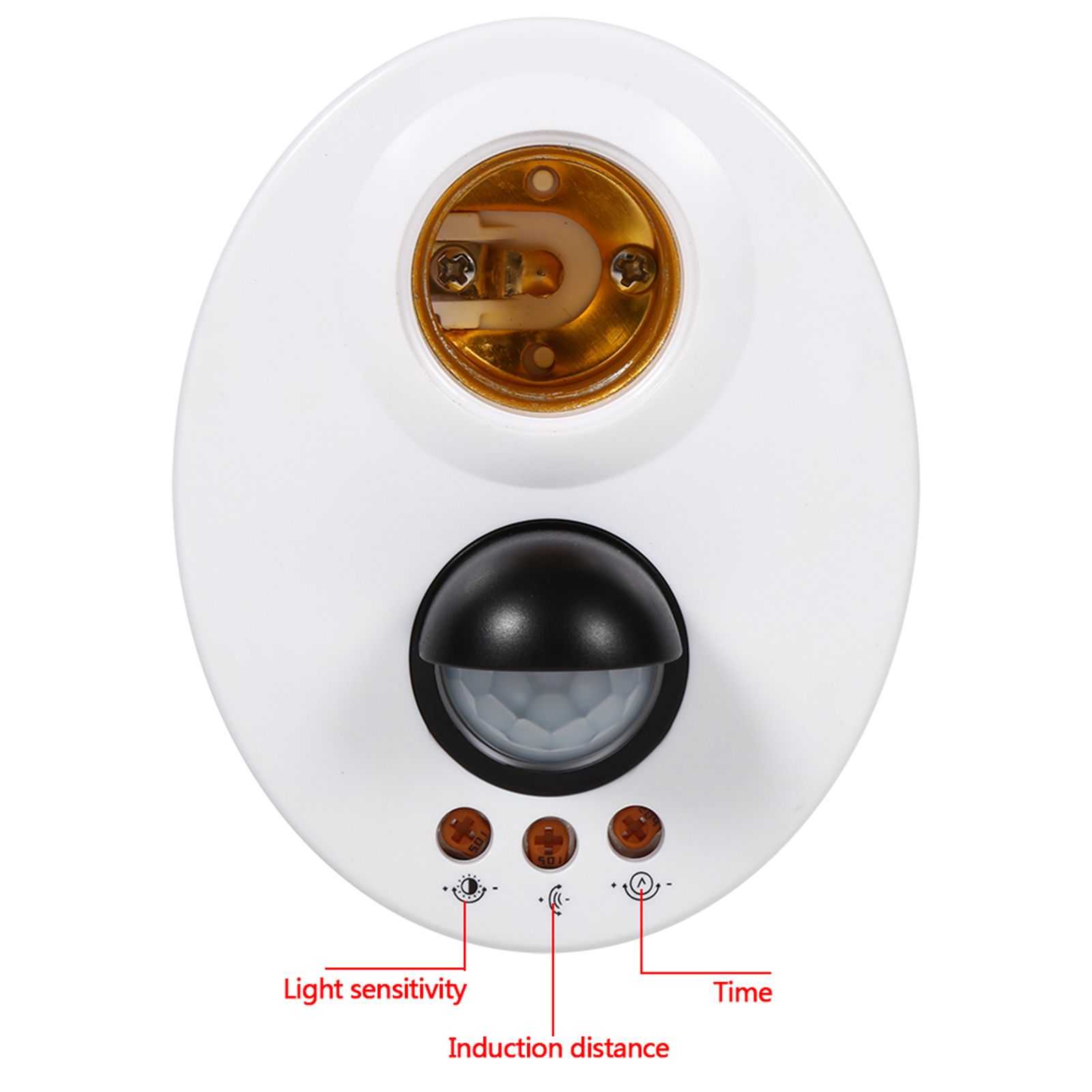 E27 110-250V Human Body Induction Automatic IR Infrared Sensor Light Socket view 9