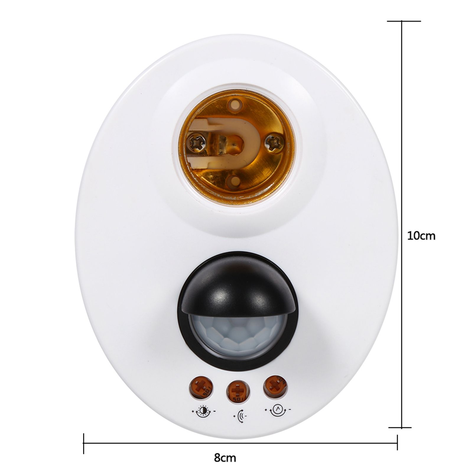 E27 110-250V Human Body Induction Automatic IR Infrared Sensor Light Socket view 13