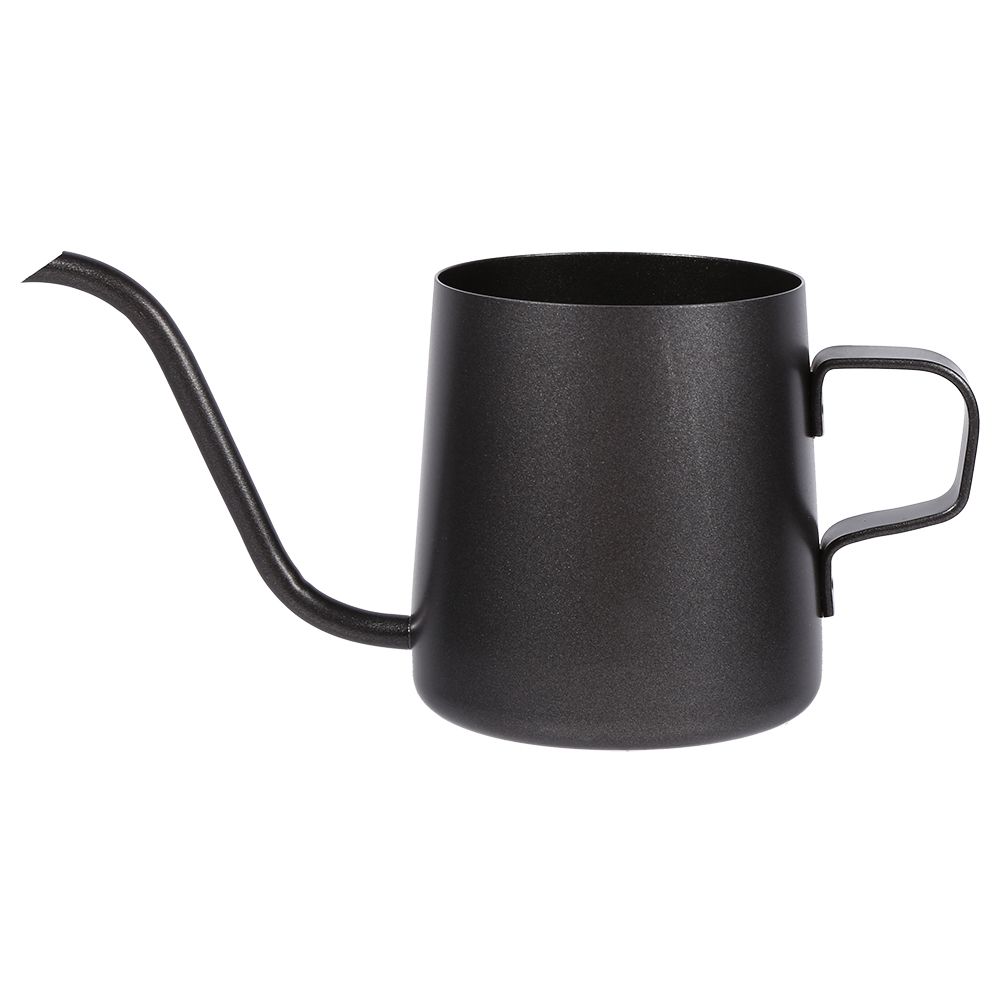 Black Stainless Steel Pour Coffee Drip Pot Kettle With Long Over Gooseneck view 3