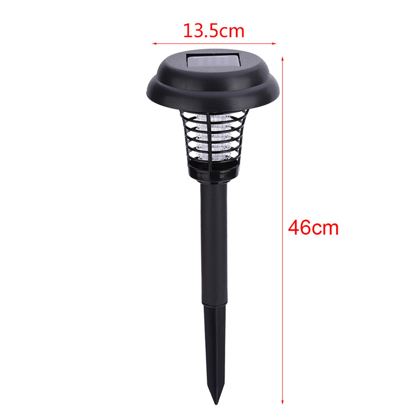Solar Power Insect Trap Electronic Mosquito Bugs Killer LED Light Outdoor view 14