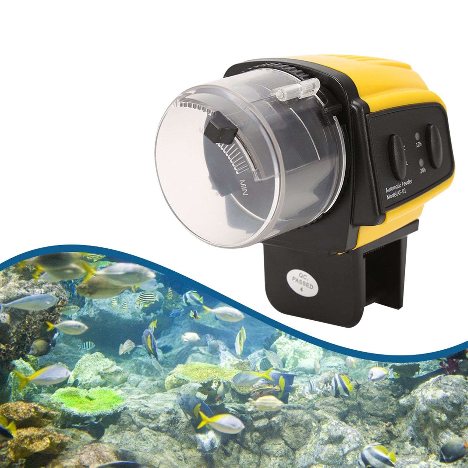 1Pc Digital Automatic Electrical Plastic Fish Feeder Timer Home Aquarium Tank view 10
