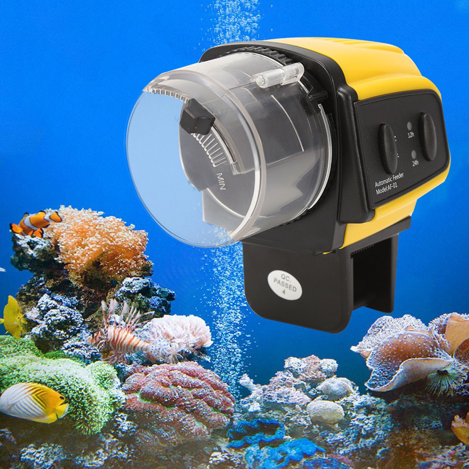 1Pc Digital Automatic Electrical Plastic Fish Feeder Timer Home Aquarium Tank view 11