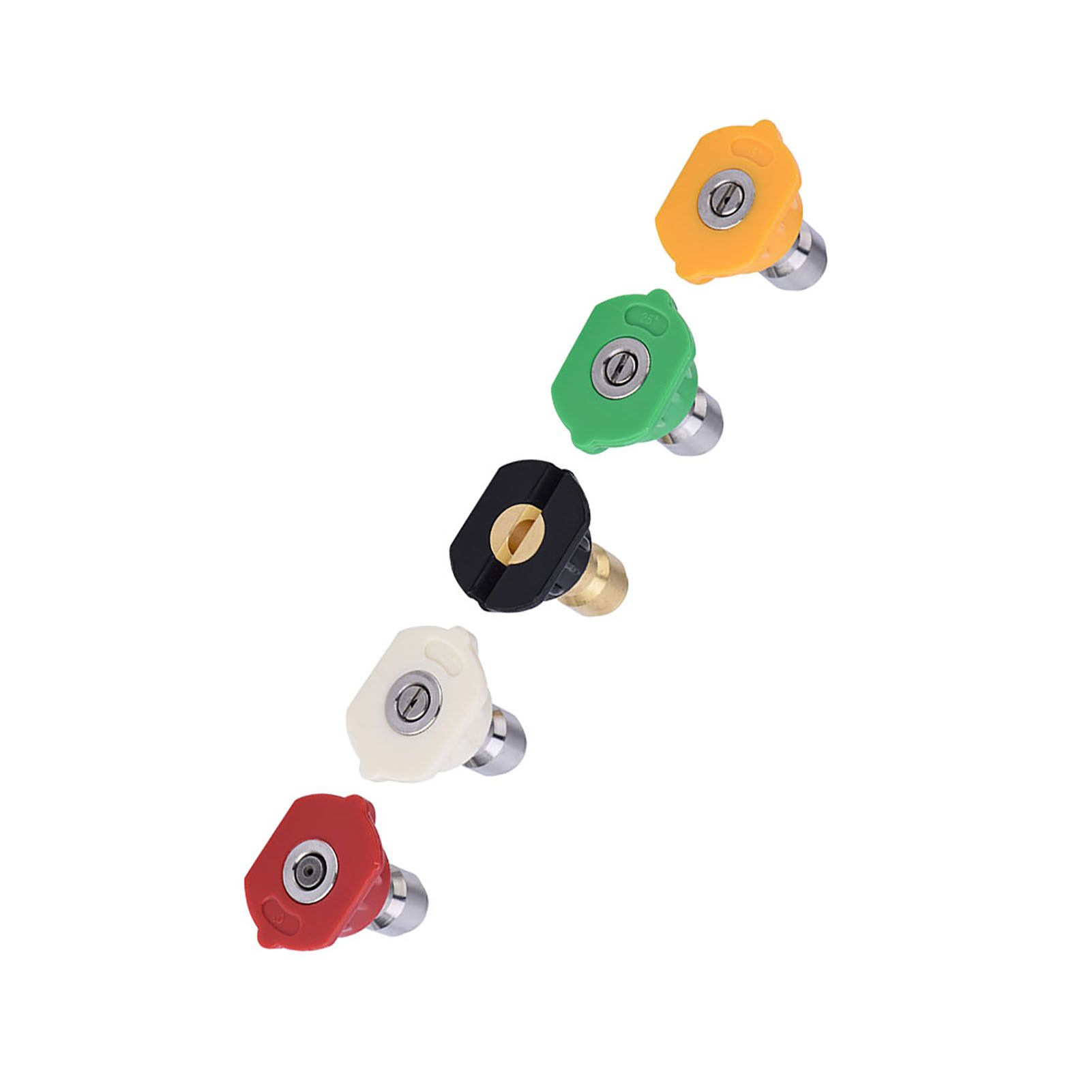 5pcs New Pressure Washer Spray Nozzles Tip Set Variety Degrees For Quick view 13