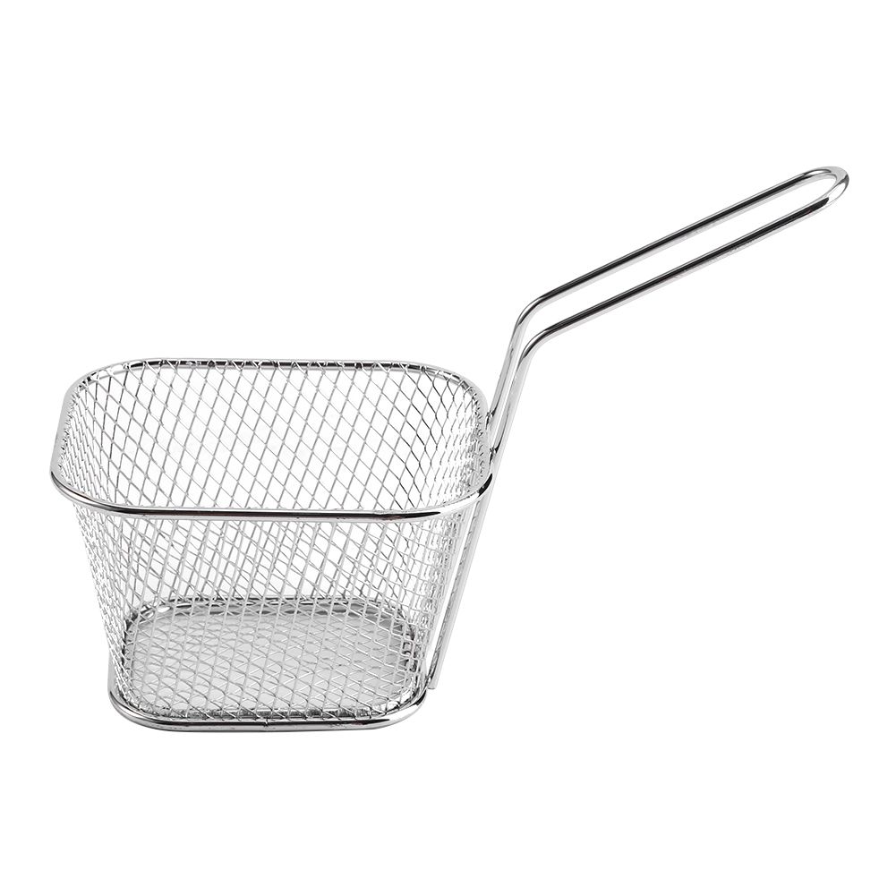 8Pcs Mini Stainless Steel Chips Deep Fry Baskets Food Presentation Strainer view 2